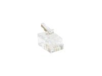 RJ10 PLUG 4/4 MOD.. Zak 25 stk
