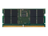 Kingston - DDR5 - kit - 32 GB: 2 x 16 GB - SO-DIMM 262-pin - 4800 MHz / PC5-38400 - CL40 - 1.1 V - unbuffered - non-ECC - for Dell Inspiron 16, Precision 34XX, 7770, HP ZBook Studio G9, Lenovo ThinkPad P15v Gen 3