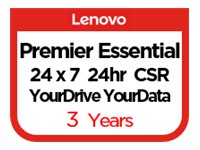 Lenovo Committed Service Essential Service + YourDrive YourData + Premier Support - Extended service agreement - parts and labour - 3 years - on-site - 24x7 - response time: 4 h - repair time: 24 hours - for ThinkSystem SR630 V2 7Z71