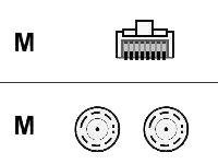 Cisco - Network cable - RJ-45 (M) to BNC (M) - STP
