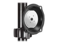 Chief Universal Pivot/Tilt Pole Mount JPPU - Bevestigingskit (bevestigingssteun, kantelbare/draaibare poolbevestiging) - voor plat scherm - zwart - schermgrootte: 26\"-45\" - bevestigingsinterface: 400 x 400 mm