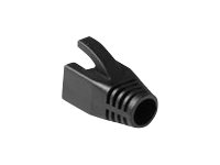 TULE RJ45 8.0MM ZWART. Zak 25 stk