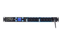 Eaton ePDU G3 Metered Input - Power distribution unit (rack-mountable) - AC 230 V - 1-phase - Ethernet 10/100, RS-232 - input: IEC 60320 C20 - output connectors: 8 (power IEC 60320 C13) - 1U - 3 m cord