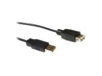 USB-verlengkabel - USB (M) naar USB (V) - 50 cm - zwart