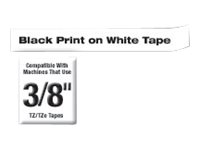Brother TZe-221 - Standard adhesive - black on white - Roll (0.9 cm x 8 m) 1 cassette(s) laminated tape - for Brother PT-D210, D600, H110, P-Touch PT-1005, 1880, E800, H110, P-Touch Cube Plus PT-P710