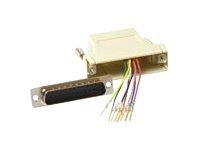 25 POLIF FEM. -u003e RJ45. 1 stk