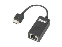 Lenovo ThinkPad Ethernet Extension Adapter Gen 2 - Network adapter cable - RJ-45 (F) to Lenovo Ethernet extension connector (M) - 8 cm - for ThinkCentre M75t Gen 2, ThinkPad L13 Yoga Gen 2, P14s Gen 2, T14s Gen 2, X13 Gen 2