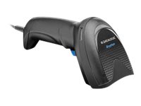 Handheld Barcode Scanner Kit - Scanner / Permanent Base Station / USB Cable - Cable - Black - 1D 2D - Imager