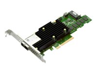 Broadcom MegaRAID 9580-8i8e - Storage controller (RAID) - 16 Channel - SATA 6Gb/s / SAS 12Gb/s / PCIe 4.0 (NVMe) - RAID RAID 0, 1, 5, 6, 10, 50, JBOD, 60 - PCIe 4.0 x8