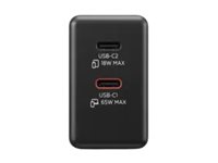 Lenovo Dual USB-C 65W GaN Charger Black