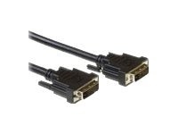 ACT - DVI-kabel - dubbele verbinding - DVI-D (M) naar DVI-D (M) - 5 m - zwart