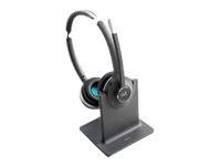 Cisco 562 Wireless Dual - Headset - on-ear - DECT 6.0 - wireless - with Standard Base Station - remanufactured