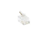 RJ12 PLUG 6/6 MOD.. Zak 25 stk