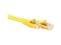 CAT6 U/UTP SNAGLESS YL   0.50M. 1 stk