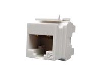 KEYSTONE JACK CAT5E WIT. 1 stk