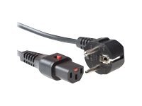 Netsnoer CEE 7/7 male C13 IEC Lock 2 m