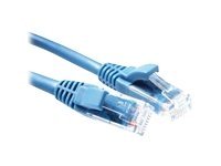 ACT CAT5E U/UTP component level patchkabel blauw 0.5 m