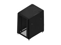 Eaton RA Series - Rack cabinet - black, RAL 9005 - 24U - 19\"