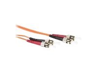 ACT ST-ST 62,5/125um OM1 Duplex fiber optic patchkabel 2 m