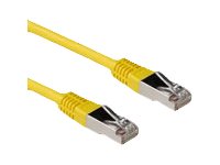 CAT6A S/FTP LSZH YELLOW  5.00M. 1 stk