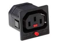 C13 LOCK SOCKET BLACK. 1 stk
