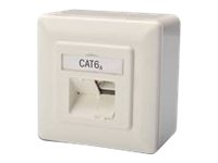 CAT 6A CLASS EA NETWORK OUTLET SHIELDED