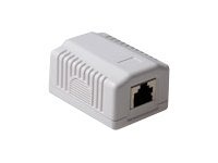 WALL MOUNTBOX C5E 1P SHIELDED. 1 stk