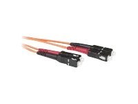 ACT SC-SC 62,5/125um OM1 Duplex fiber optic patchkabel 1 m