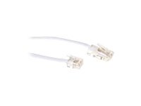 RJ45--u003eRJ11 WIT        2.00M. 1 stk