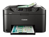 Canon MAXIFY MB2155 - Multifunction printer - colour - ink-jet - A4 (210 x 297 mm), Legal (216 x 356 mm) (original) - A4/Legal (media) - up to 18 ppm (copying) - up to 19 ipm (printing) - 250 sheets - 33.6 Kbps - Wi-Fi(n), USB host, USB 2.0