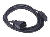 Dell - Power cable - IEC 60320 C14 to power IEC 60320 C13 - AC 250 V - 60 cm - for EqualLogic FS7600, FS7610, PowerEdge T330, PowerVault MD1420, Storage SC200, SC400, SC420