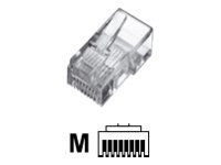 MODULAR PLUG FOR FLAT CABLE 6P6C UNSHI
