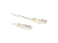 ACT CAT6 U/UTP patchkabel ivoor 15 m