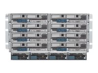 Cisco UCS 5108 Blade Server Chassis SmartPlay Select - Rack-mountable - 6U - up to 8 blades - power supply - hot-plug 2500 Watt - with 2 x UCS 6324 Fabric Interconnect