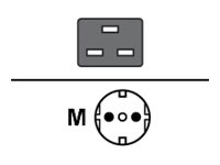 Ruckus - Power cable - IEC 60320 C19 to CEE 7/7 (M) - AC 250 V - 16 A - 1.8 m - Europe