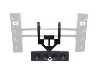 Chief Center Speaker Adapter - For Displays 46-65\" - Black - Mounting kit - for speaker(s) - black - for Chief MF1, MFCUB, MFCUB700, MFC Series MFCUS700, Universal Flat Panel Floor Stand MF1U