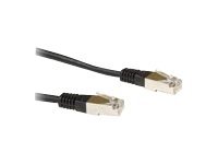 ACT - Patch cable - RJ-45 (M) - RJ-45 (M) - 5 m - screened shielded twisted pair (SSTP) - CAT 6 - black, pantone black C