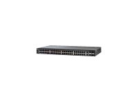 Cisco Small Business SF350-48P - Switch - L3 - Managed - 48 x 10/100 (PoE+) + 2 x 10/100/1000 + 2 x combo Gigabit SFP - rack-mountable - PoE+ (382 W) - refurbished