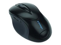 Kensington Pro Fit Full-Size - Mouse - right-handed - optical - 6 buttons - wireless - 2.4 GHz - USB wireless receiver - black