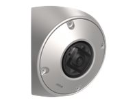 AXIS Q9216-SLV Steel - Network surveillance camera - dome - ligature-resistant - colour (Day&Night) - 4 MP - 2304 x 1728 - 720p, 1080p - M12 mount - fixed iris - fixed focal - audio - HDMI - LAN 10/100 - MJPEG, H.264, HEVC, H.265, MPEG-4 AVC - PoE Plus