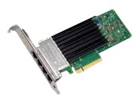 Intel X710-T4L - Customer Kit - network adapter - PCIe - 10Gb Ethernet x 4 - with Inherit the warranty of the Dell system OR one year hardware warranty - for PowerEdge R440, R650, R6525, R740, R740xd, R750, R7515, R7525