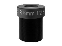 AXIS - CCTV lens - 1/2\" - M12 mount - 6 mm - f/2.0 (pack of 4) - for AXIS Q6010-E, Q6100-E 50 Hz