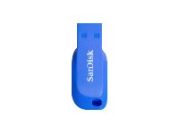 SanDisk Cruzer Blade - USB flash drive - 64 GB - USB 2.0 - electric blue