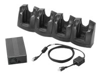 MC30XX FAMILY 4-SLOT CHARGE ONLY CRADLE KIT (US). KIT INCL : 4-SLOT CHARGECRADLE CHS3000-4001CR POWER SUPPLY PWRS-14000-241R DC CORD 50-16002-029R BUY COUNTRY SPECIFIC 3 WIRE AC CORD SEPARATELY