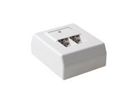 WALL BOX C5E 2P SHIELD GERMAN. 1 stk