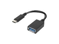 Lenovo - USB adapter - USB Type A (F) to 24 pin USB-C (M) - USB 3.0 - 5 V - 2 A - 14 cm