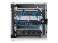 254 MM (10IN) 6U WALL MOUNTING CABINET 330X312X400 MM COLOR GREY (RAL 7035)