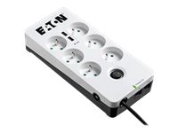 Eaton Protection Box - Surge protector - AC 220-250 V - 2500 Watt - output connectors: 6 - white