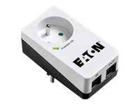 Eaton Protection Box - Surge protector - AC 220-250 V - 4000 Watt - output connectors: 1 - white
