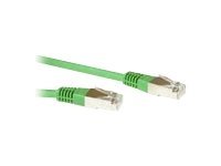 CAT5E F/UTP LSZH GREEN   0.50M. 1 stk